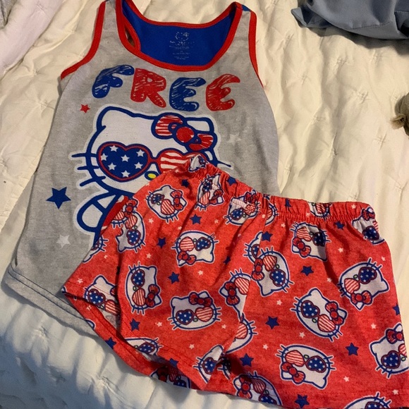 Hello Kitty Pajamas Hello Kitty Pj Set Youth Poshmark